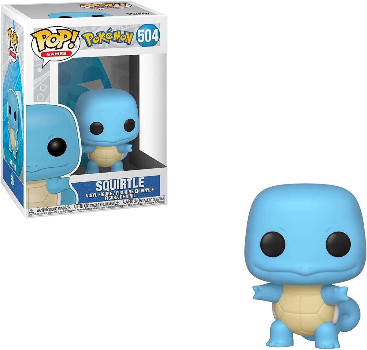Funko POP! : Pokémon - Squirtle #504 Collectible Vinyl Figure