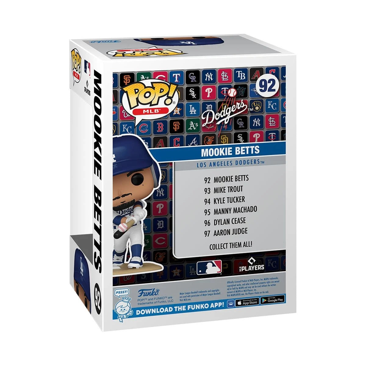 Funko POP! : MLB Dodgers Mookie Betts - Albert Pujols #92 Collectible Vinyl Figure