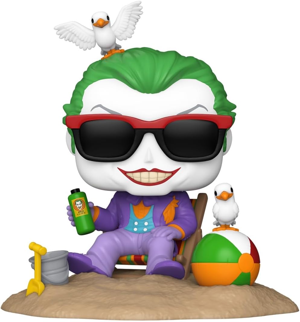 Funko POP! : The Batman Deluxe: Batman's 85th Anniversary - The Joker on The Beach #520 Collectible Vinyl Figure