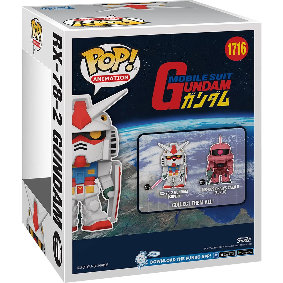 Funko POP! : Mobile Suit Gundam - RX-78-2 #1716 Gundam Super 6 1/4-Inch Funko Pop! Vinyl Figure