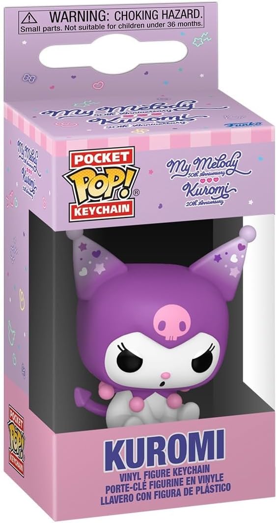 Funko Pocket Pop! Hello Kitty - Kuromi 20th Anniversary: Kuromi Collectible Keychain