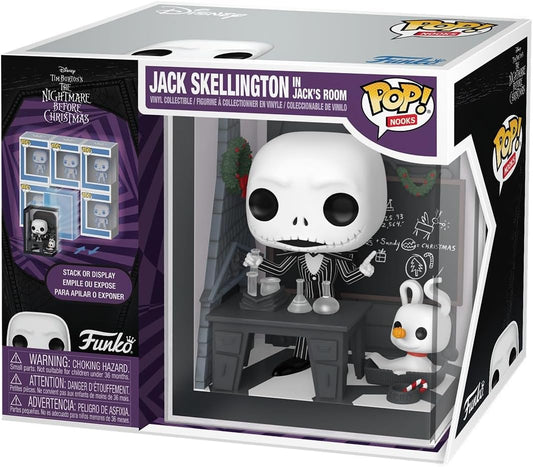 Funko POP! Nook: The Nightmare Before Christmas Jack Skellington's Room - Collectible Vinyl Figure