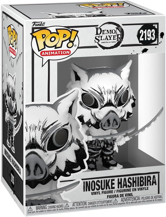 Funko POP! : Demon Slayer - Inosuke Hashibira #2193 - Sumi-Ink - Collectible Vinyl Figure