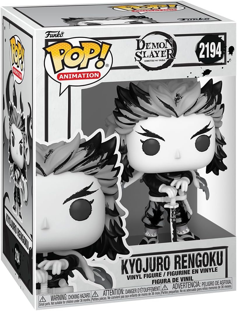 Funko POP! : Demon Slayer - Kyojuro Rengoku #2194 - Sumi-Ink - Collectible Vinyl Figure