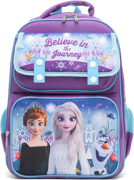 Ruz - Frozen (Elsa & Anna) Large School backpack with Padded Back and Adjustable Straps