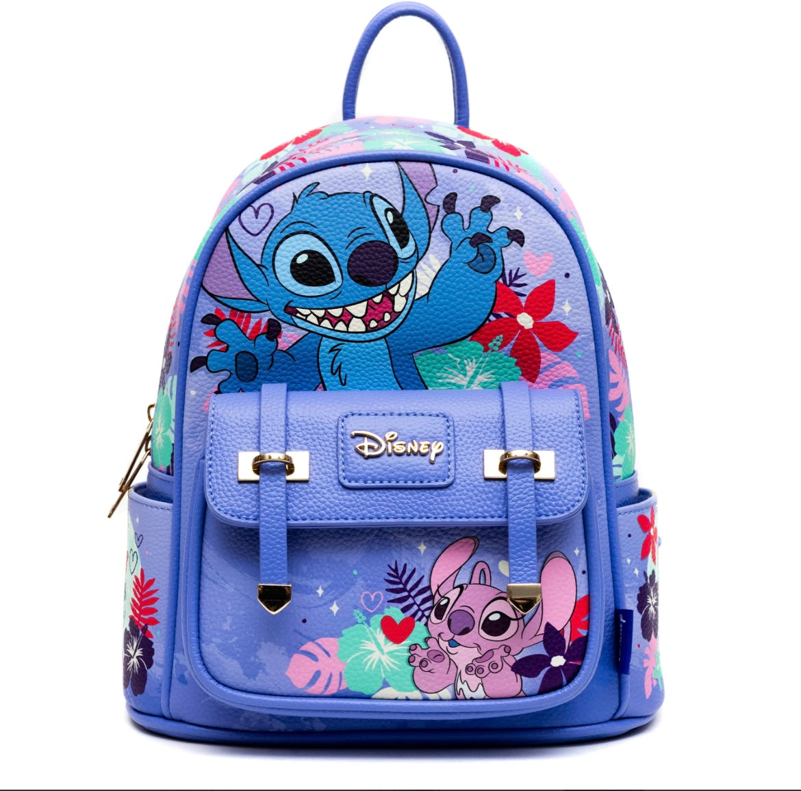 WondaPOP - Angel & Stitch 11 Inch Vegan Leather Mini Backpack
