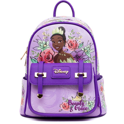 WondaPOP - The Princess and The Frog Beauty & Grace 11 Inch Vegan Leather Mini Backpack