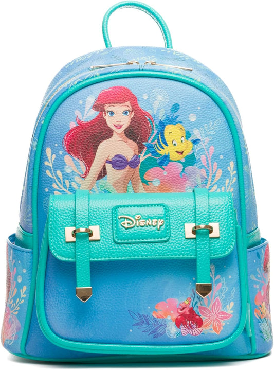 WondaPOP - Disney - The Little Mermaid - Ariel 11 Inch Vegan Leather Mini Backpack