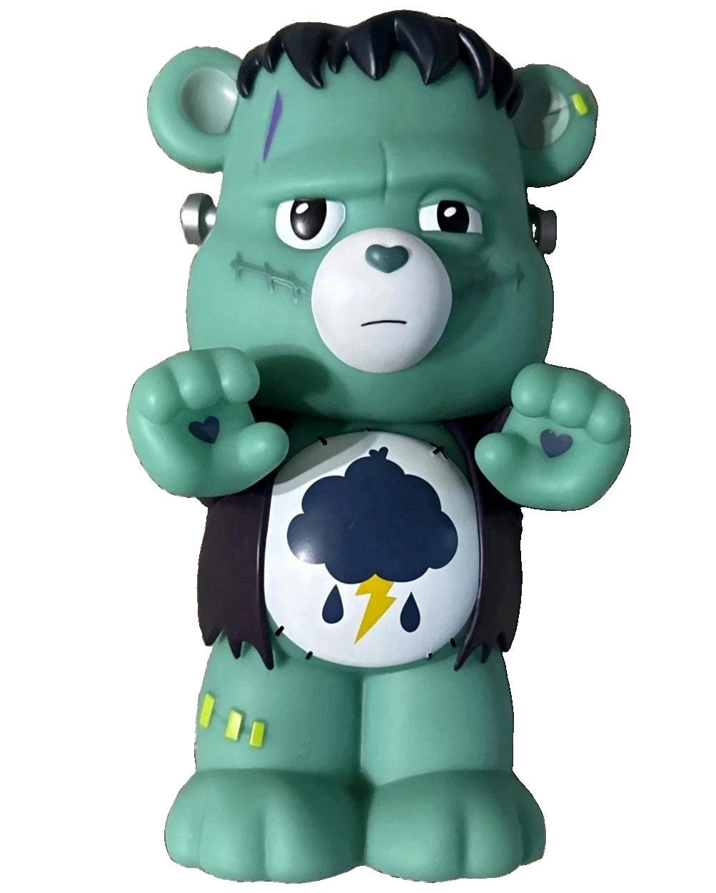 Care Bears x Universal Monsters Grumpy Bear as Frankenstein Monster PVC FiguralCoin Bank