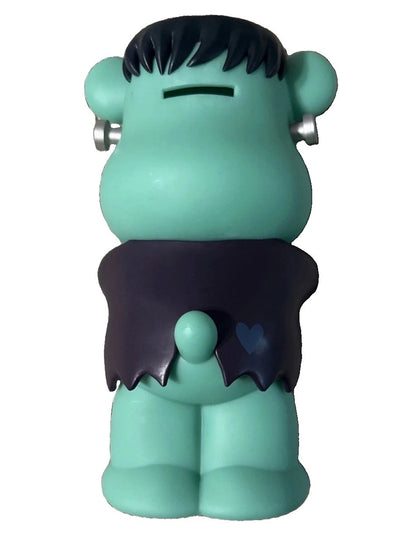 Care Bears x Universal Monsters Grumpy Bear as Frankenstein Monster PVC FiguralCoin Bank