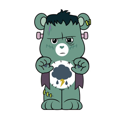 Care Bears x Universal Monsters Grumpy Bear as Frankenstein Monster PVC FiguralCoin Bank