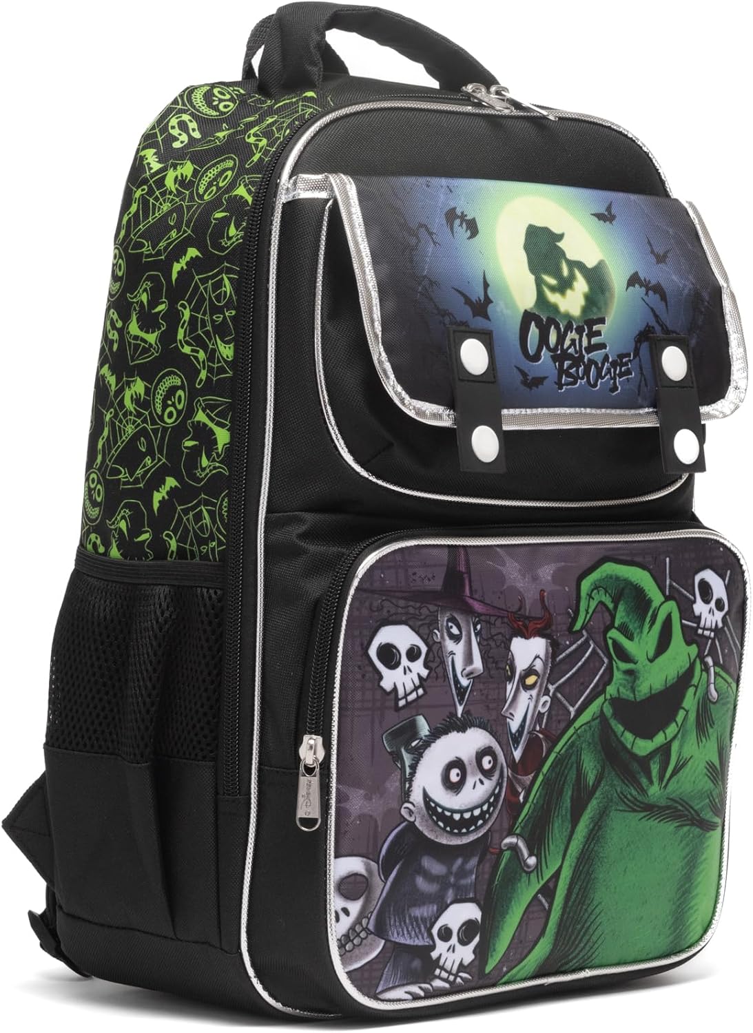 Ruz - Nightmare Before Christmas (Oogie Boogie) Large School backpack with Padded Back and Adjustable Straps