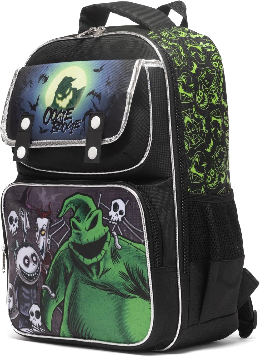 Ruz - Nightmare Before Christmas (Oogie Boogie) Large School backpack with Padded Back and Adjustable Straps