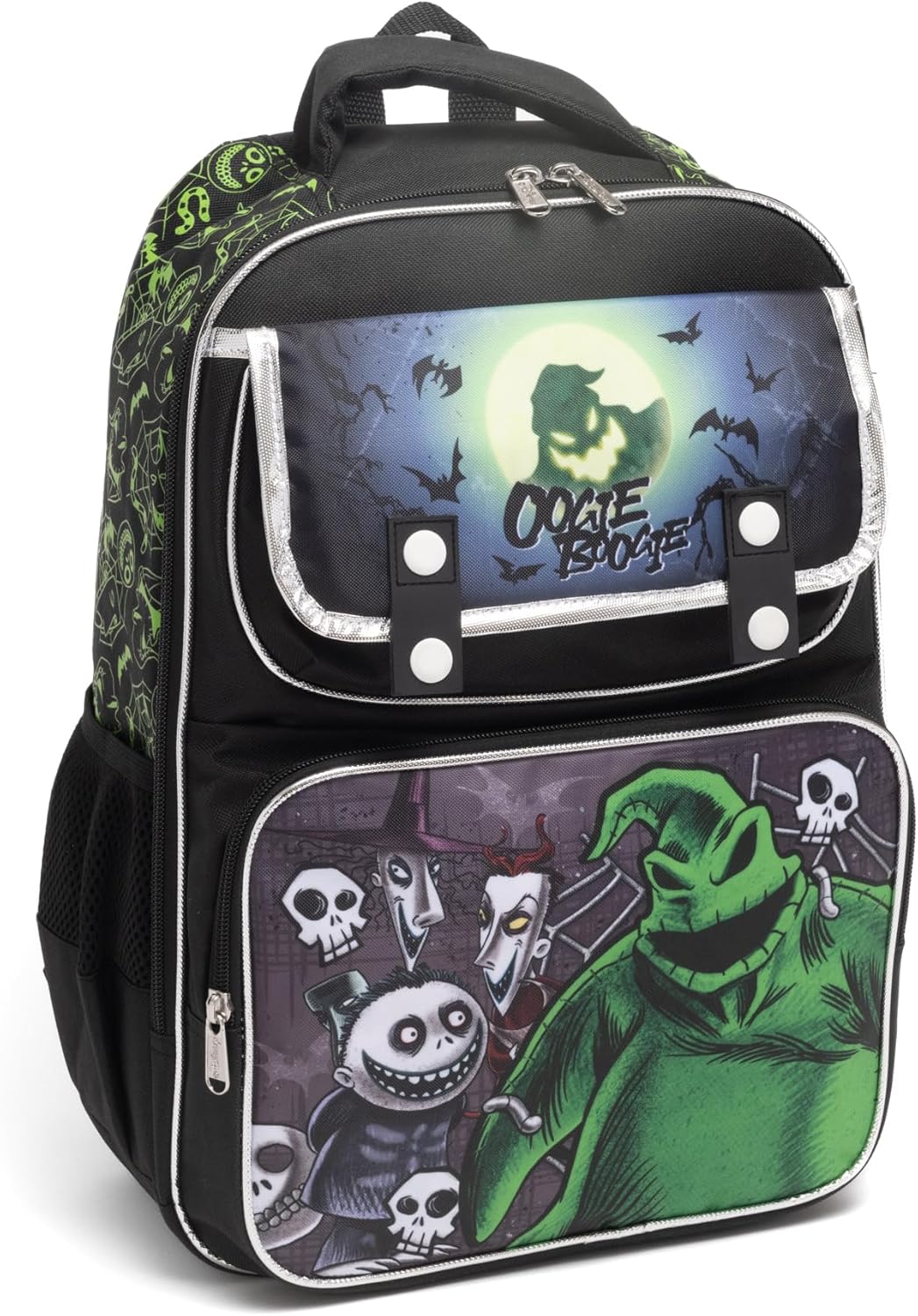 Ruz - Nightmare Before Christmas (Oogie Boogie) Large School backpack with Padded Back and Adjustable Straps