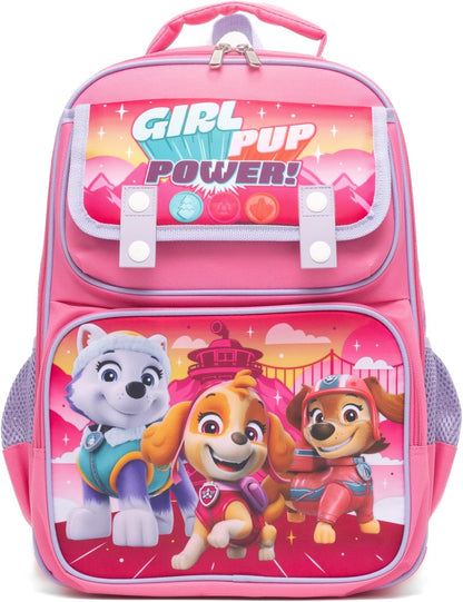 Ruz - Paw Patrol Girl Pup Power Large School backpack with Padded Back and Adjustable Straps