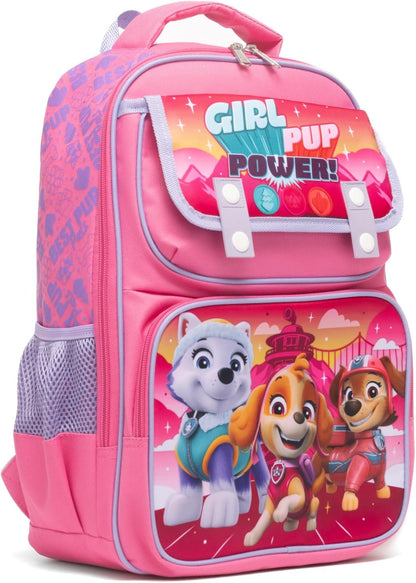 Ruz - Paw Patrol Girl Pup Power Large School backpack with Padded Back and Adjustable Straps