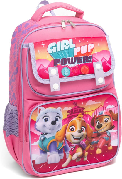 Ruz - Paw Patrol Girl Pup Power Large School backpack with Padded Back and Adjustable Straps