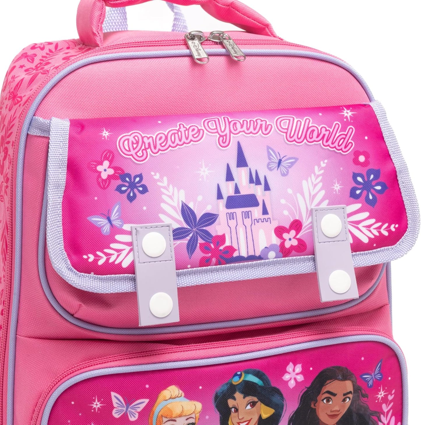 Ruz - Princess Large School backpack with Padded Back and Adjustable Straps