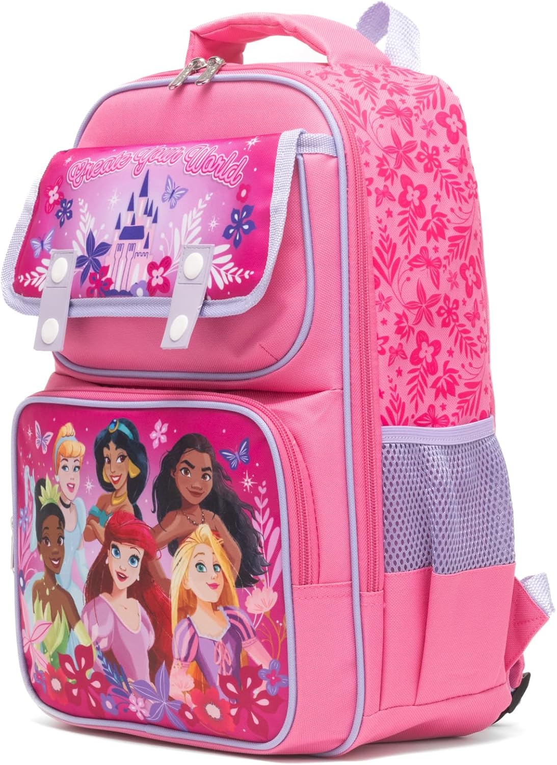 Ruz - Princess Large School backpack with Padded Back and Adjustable Straps