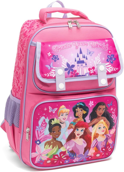 Ruz - Princess Large School backpack with Padded Back and Adjustable Straps