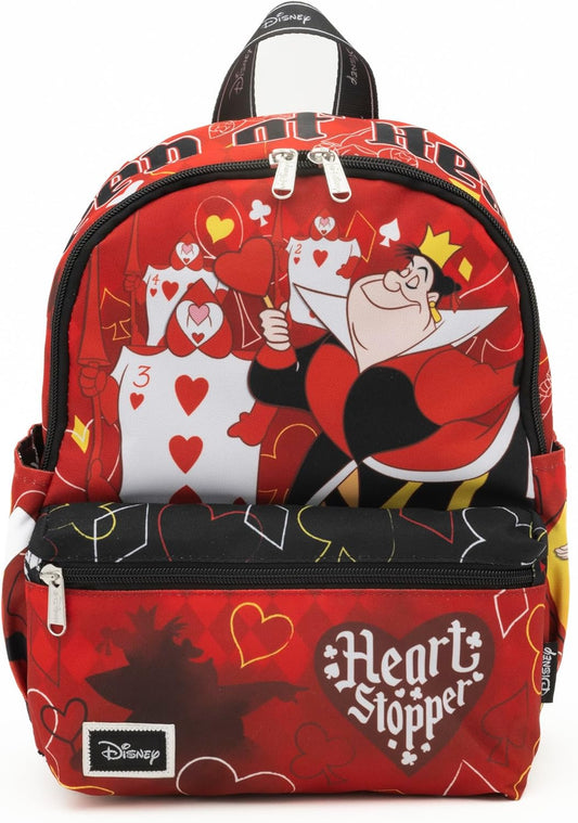 WondaPOP - Disney - Alice in Wonderland - Queen of Hearts  - Daypack Junior Nylon (13 inch) Mini Backpack - NEW RELEASE