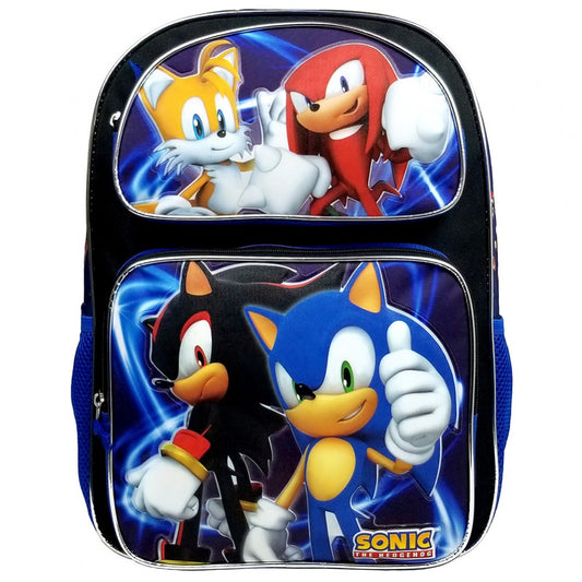 Sonic The Hedgehog Power-Packed Large 16" School Backpack SH57787