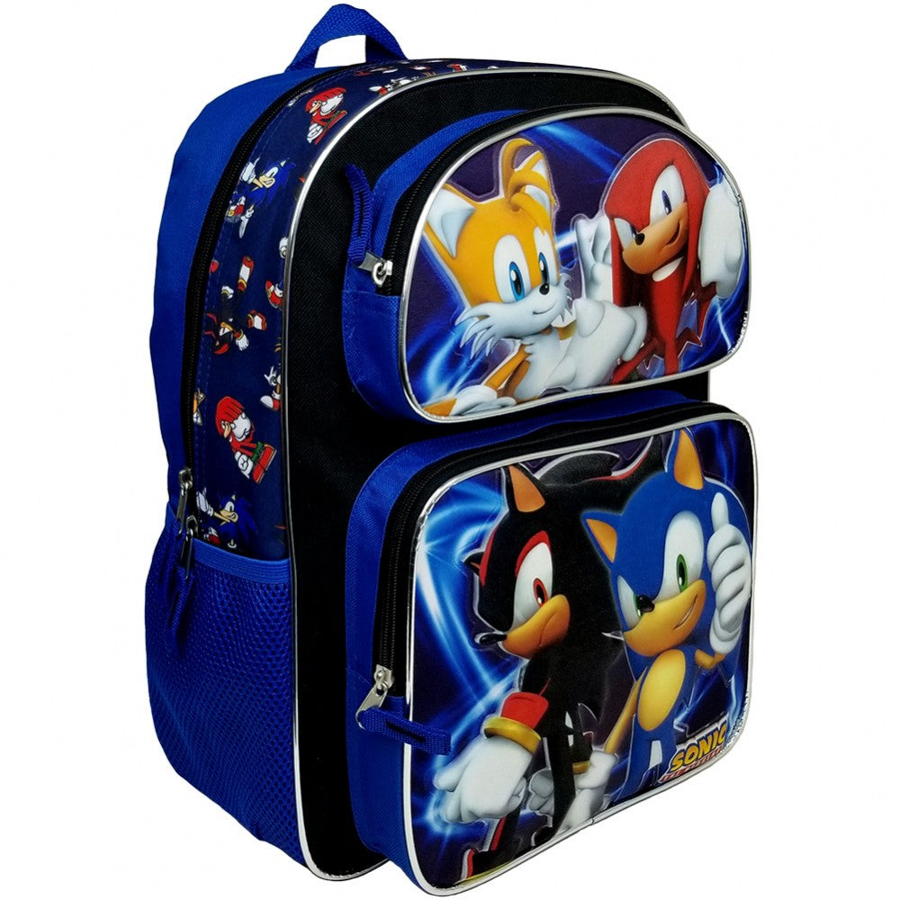 Sonic The Hedgehog Power-Packed Large 16" School Backpack SH57787
