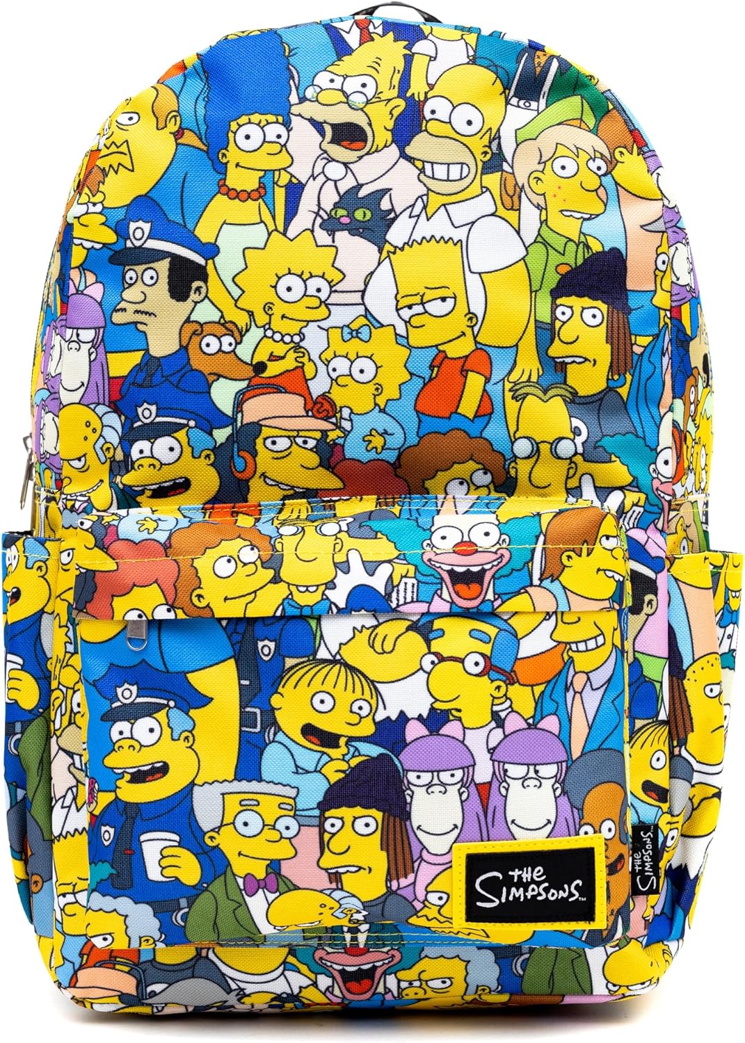 WondaPop - The Simpsons 17.5" Deluxe School Backpack with Front Pocket Backpack