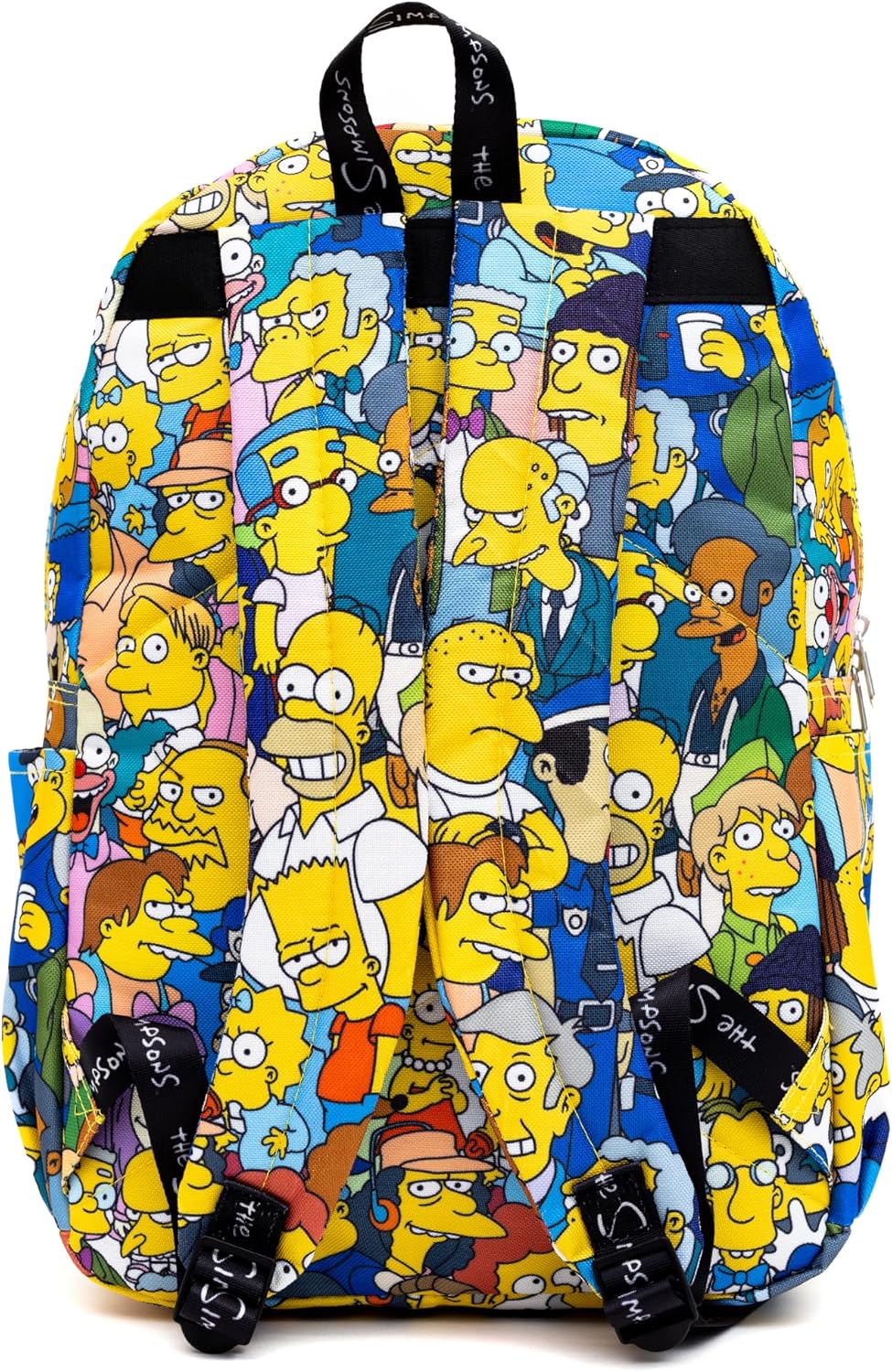 WondaPop - The Simpsons 17.5" Deluxe School Backpack with Front Pocket Backpack
