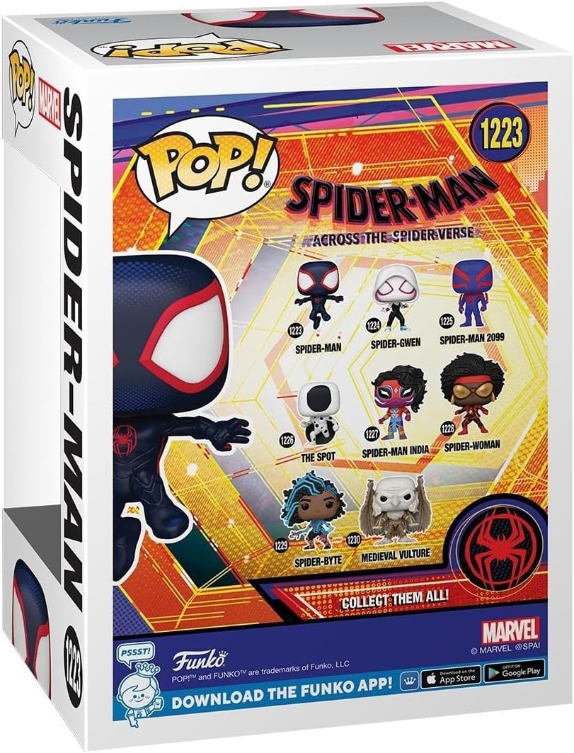 Funko POP! : Marvel: Spider-Man: Across The Spider-Verse - Spider-Man Collectible Vinyl Figure