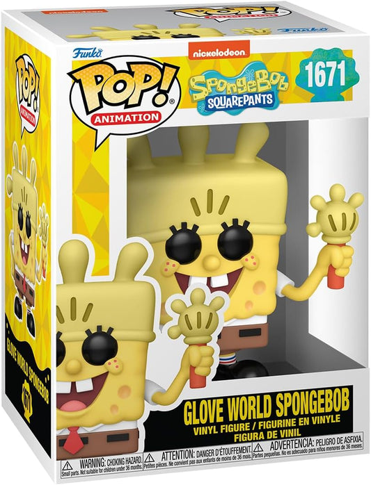 Funko POP! : SpongeBob: SquarePants Glove World SpongeBob #1671 Collectible Vinyl Figure