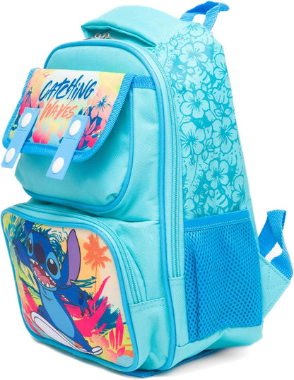 Ruz - Stitch 12 Inch Pre-School backpack with Padded Back and Adjustable Straps