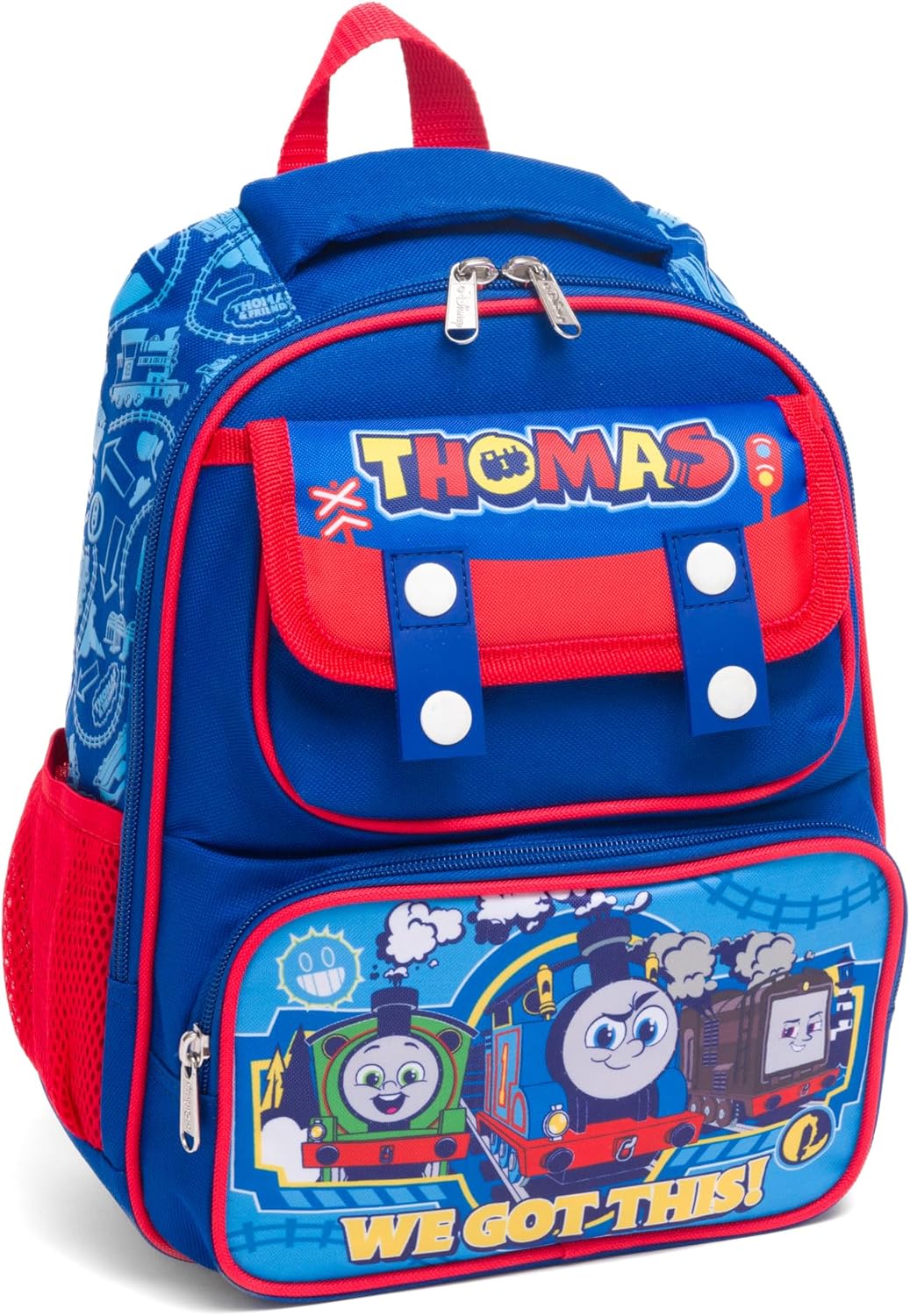 Ruz - Thomas and Friends 12 Inch Pre-School backpack with Padded Back and Adjustable Straps