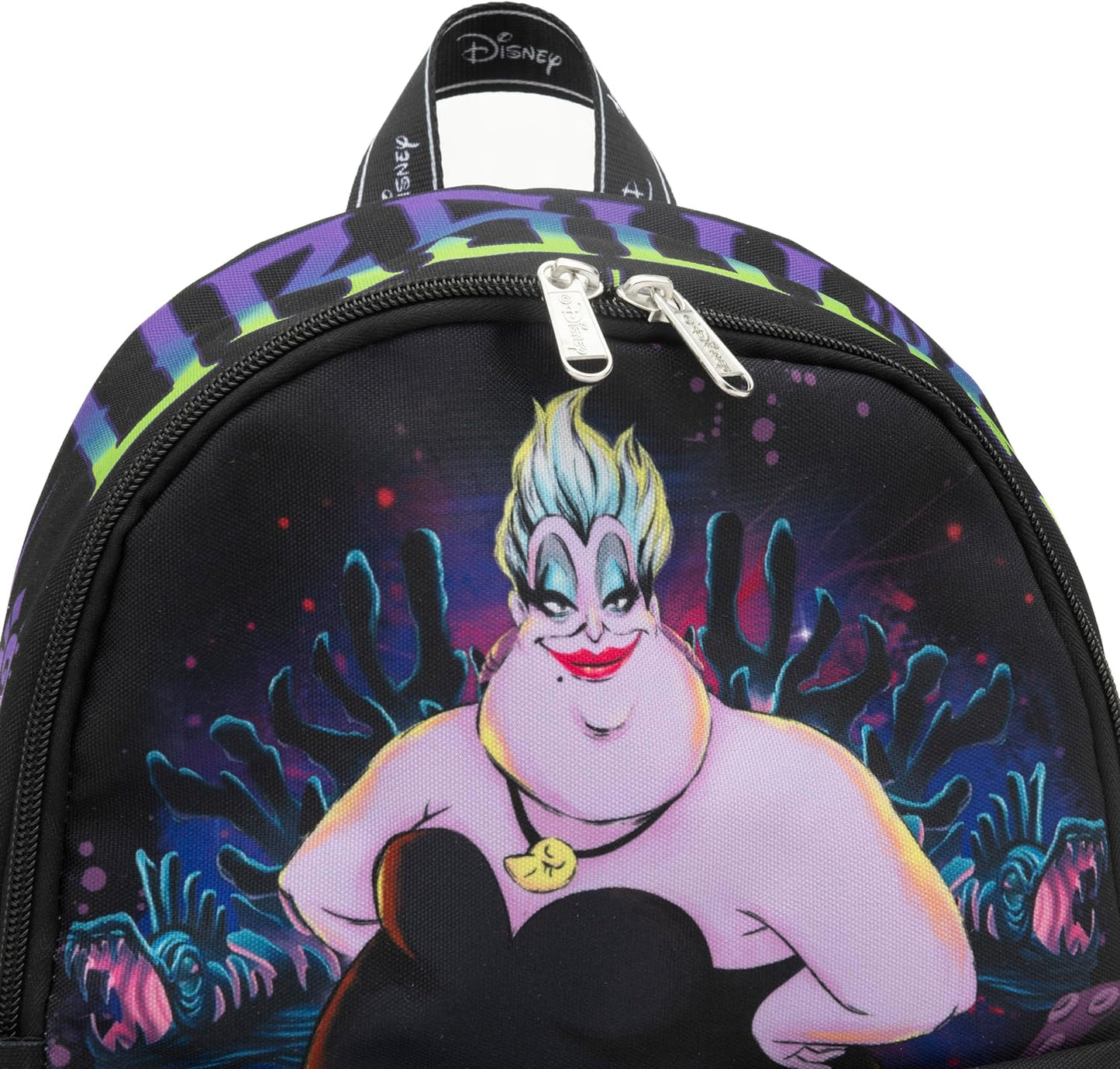 WondaPOP - Disney The Little Mermaid - Ursula - Daypack Junior Nylon (13 inch) Mini Backpack - NEW RELEASE