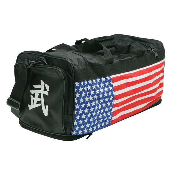 Martial Arts American Flag Expandable Bag 10”x21.5”x10” - GTE Zone