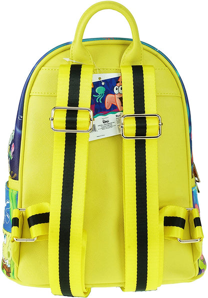 Nickelodeon Sponge Bob 11" Faux Leather Mini Backpack - A21343 - GTE Zone