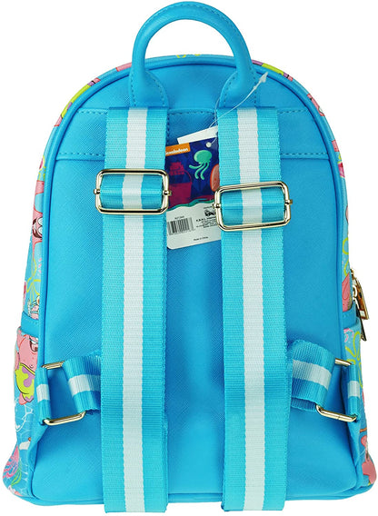 Nickelodeon Sponge Bob 11" Faux Leather Mini Backpack Patrick - A21344 - GTE Zone