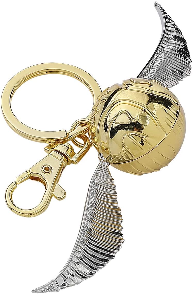 HARRY POTTER Gold Snitch Pewter Key Ring - GTE Zone