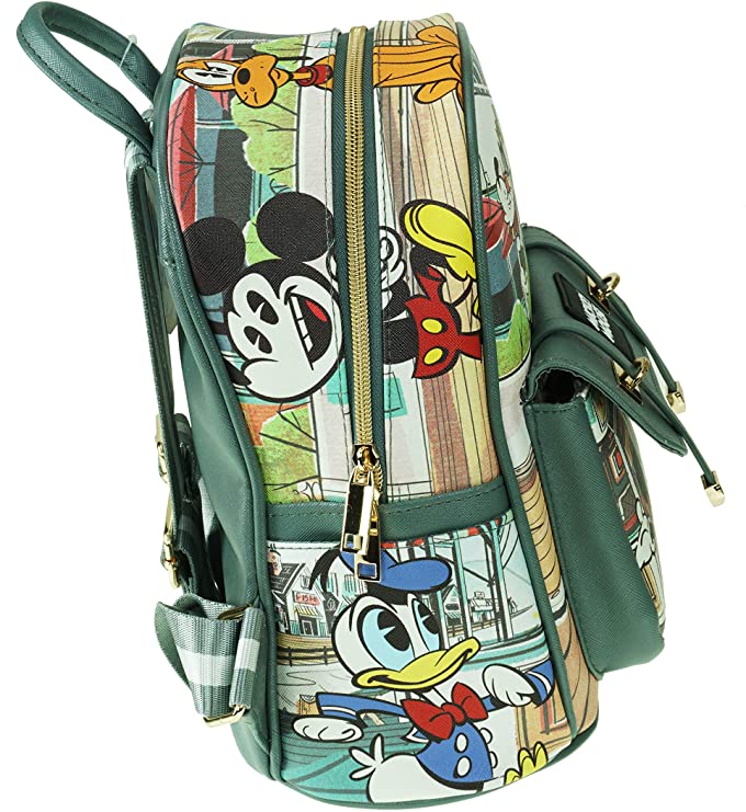 NEW Mickey Mouse and Friends 11" Faux Leather Mini Backpack - A20520 - GTE Zone