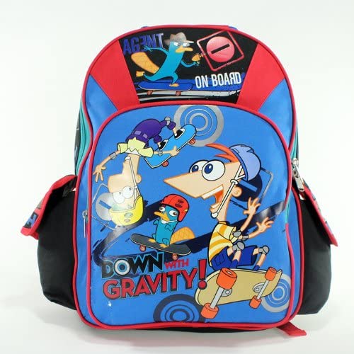 Phineas and Ferb 16" Large School Backpack Bag