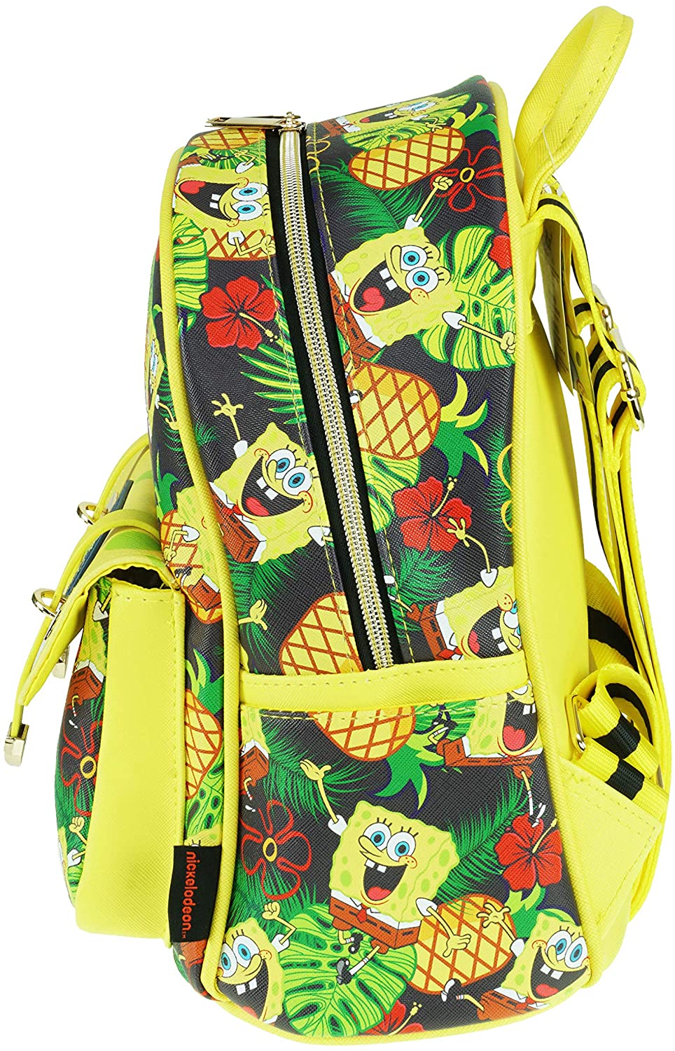 Nickelodeon Sponge Bob 11" Faux Leather Mini Backpack - A21036 - GTE Zone