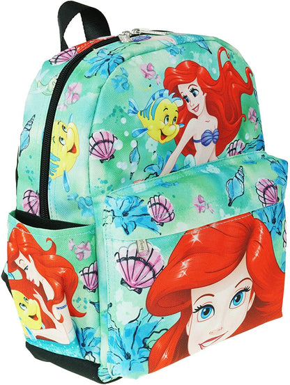 The Little Mermaid - Ariel 12" Deluxe Oversize Print Daypack - A21328 - GTE Zone