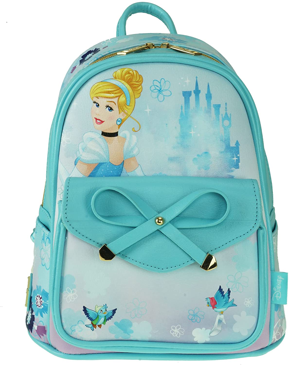 Princess - Cinderella 11" Vegan Leather Mini Backpack - A21727 - GTE Zone