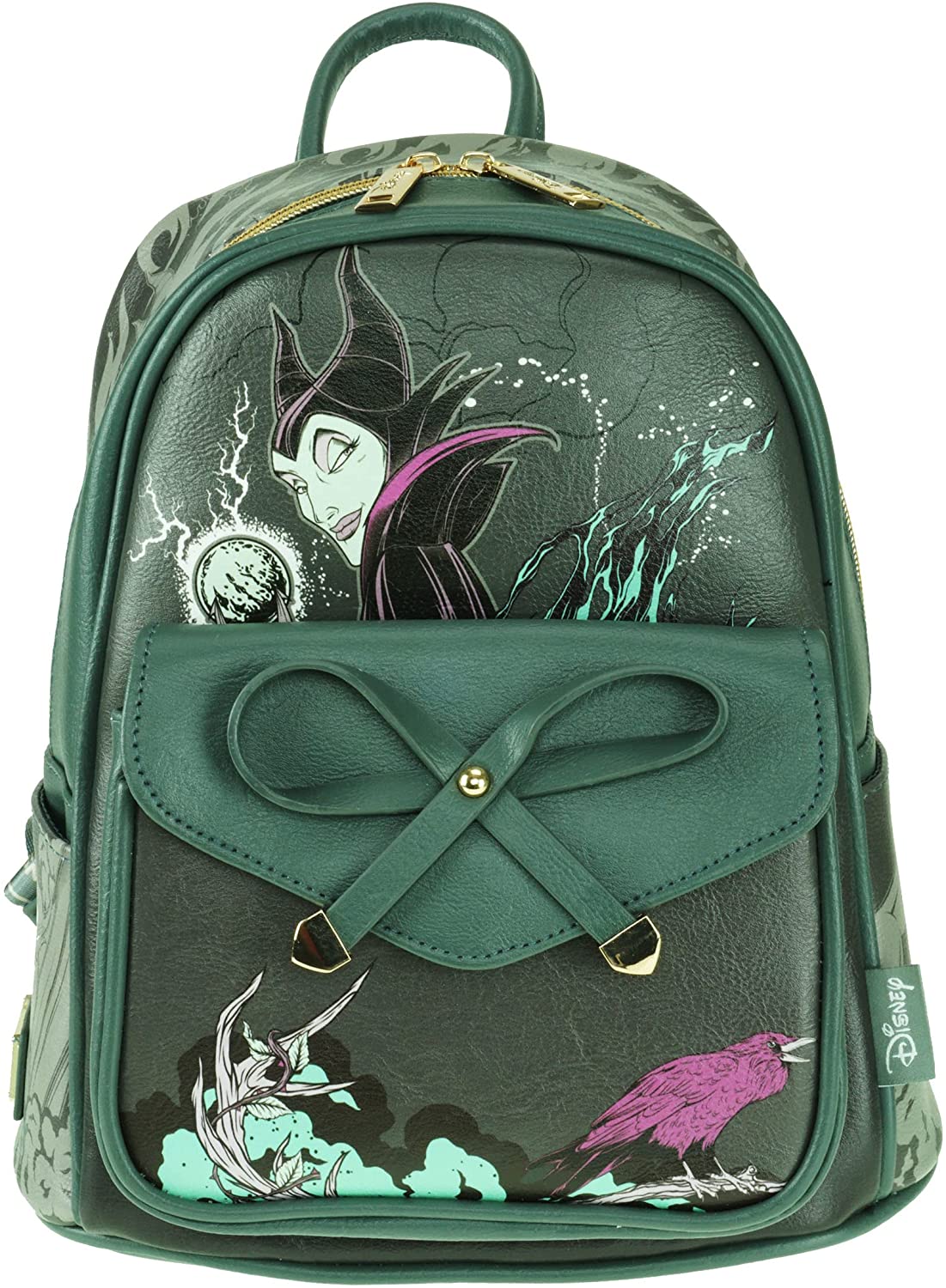 Villains - Maleficent 11" Vegan Leather Mini Backpack - A21728 - GTE Zone
