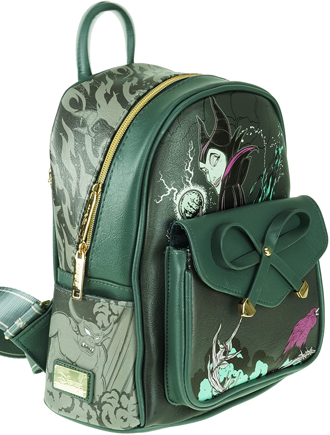 Villains - Maleficent 11" Vegan Leather Mini Backpack - A21728 - GTE Zone