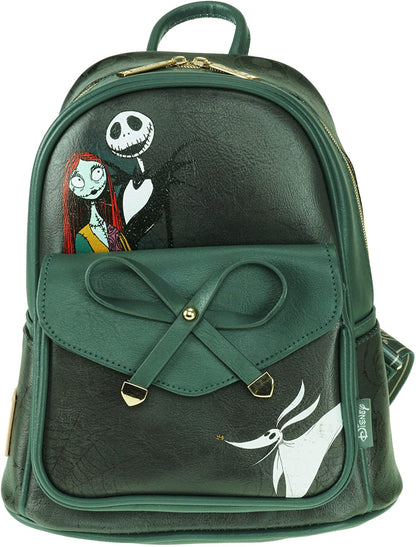 Nightmare Before Christmas 11" Vegan Leather Mini Backpack - A21765 - GTE Zone
