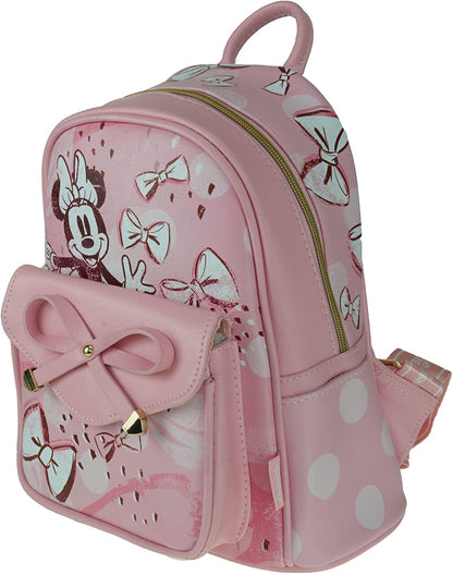 Minnie Mouse 11" Vegan Leather Mini Backpack - A21770 - GTE Zone