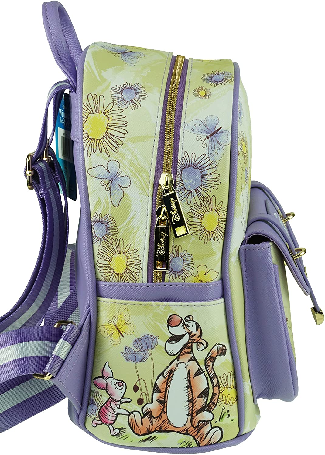 Winnie The Pooh - Eeyore 11" Faux Leather Mini Backpack - A21775 - GTE Zone