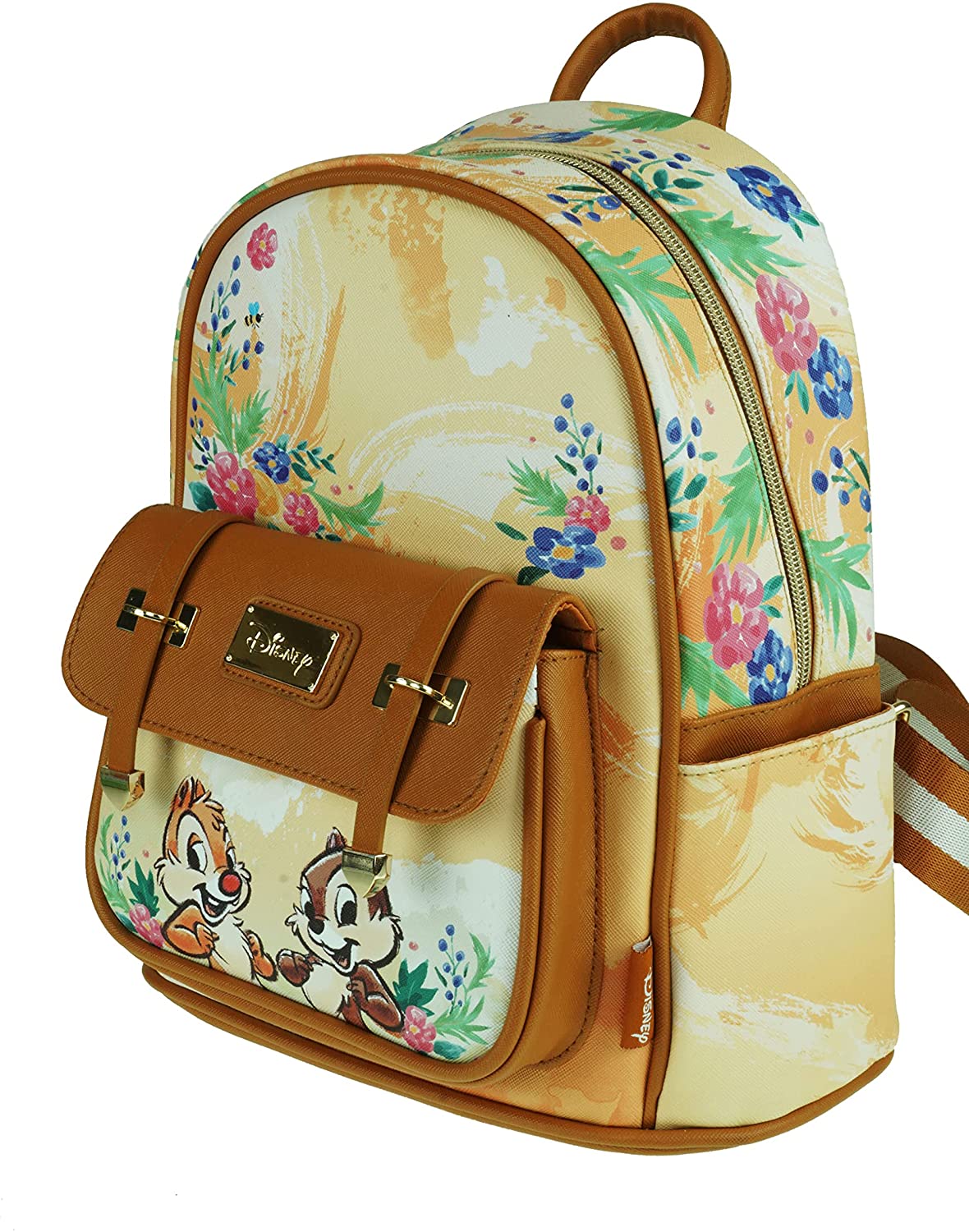 Chip 'n' Dale 11" Vegan Leather Mini Backpack - A21776 - GTE Zone