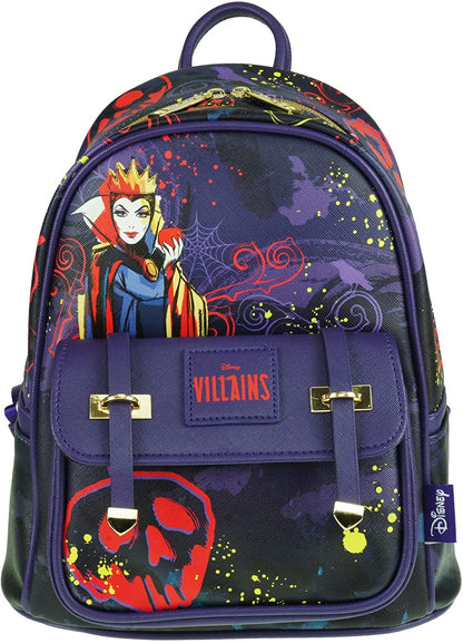 Villains - Evil Queen 11" Vegan Leather Mini Backpack - A21828 - GTE Zone